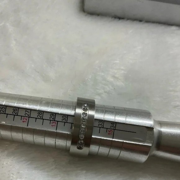 Men’s Stainless Steel CZ Band - Picture 14 of 15